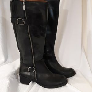 Lucky Brand riding boots black size 7 1/2